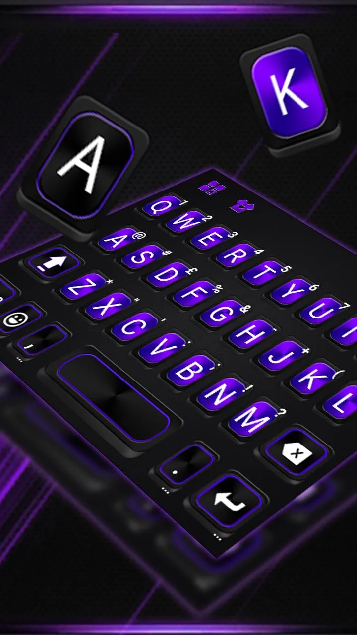 Neon Metal Business Keyboard T | Indus Appstore | Screenshot