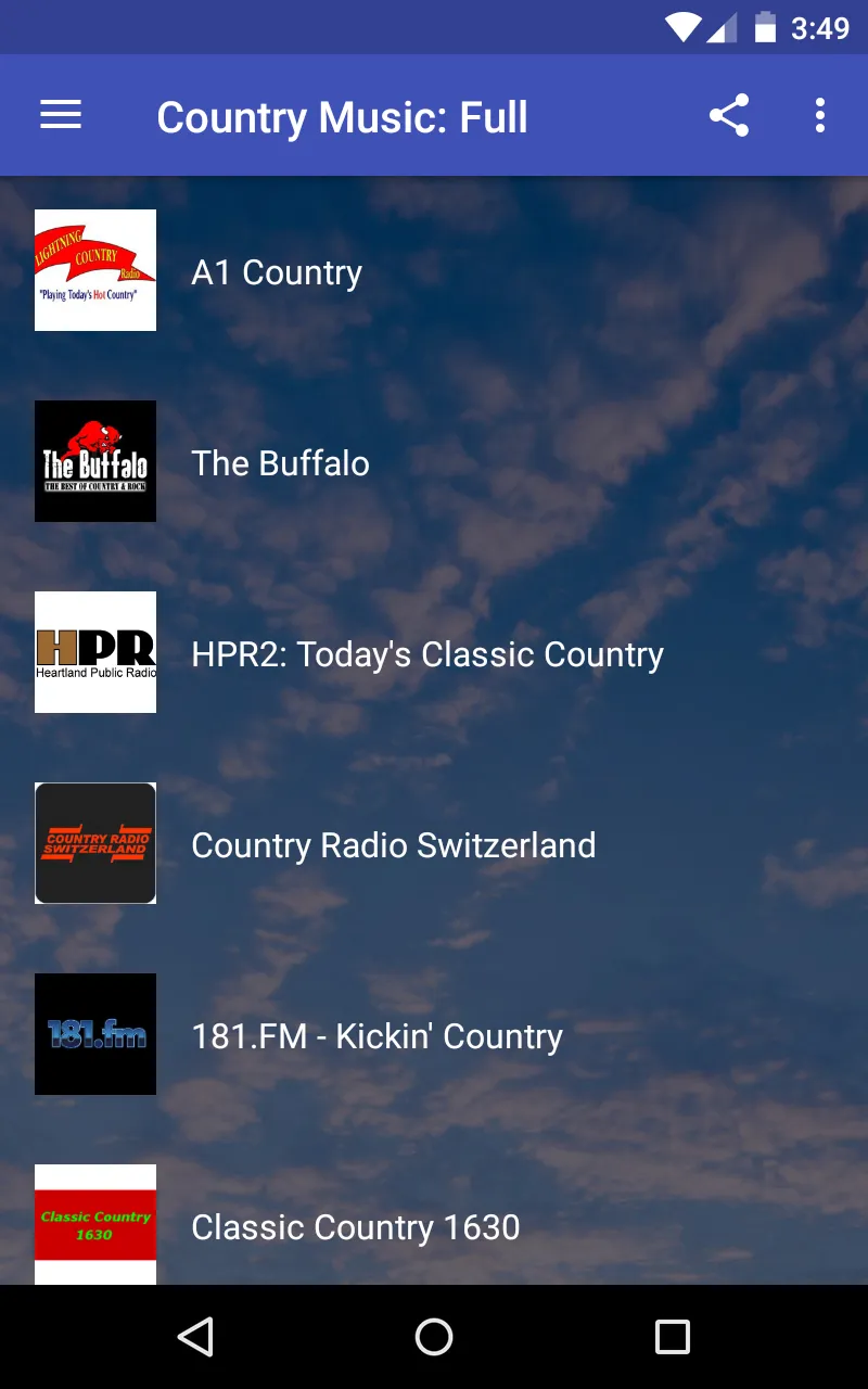 Country Music Full - USA Radio | Indus Appstore | Screenshot