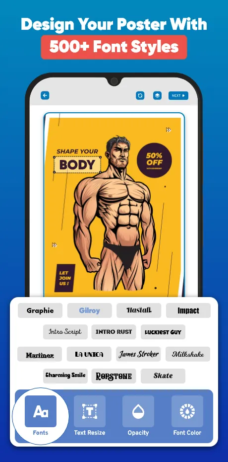 Poster Maker - Flyer Designer | Indus Appstore | Screenshot