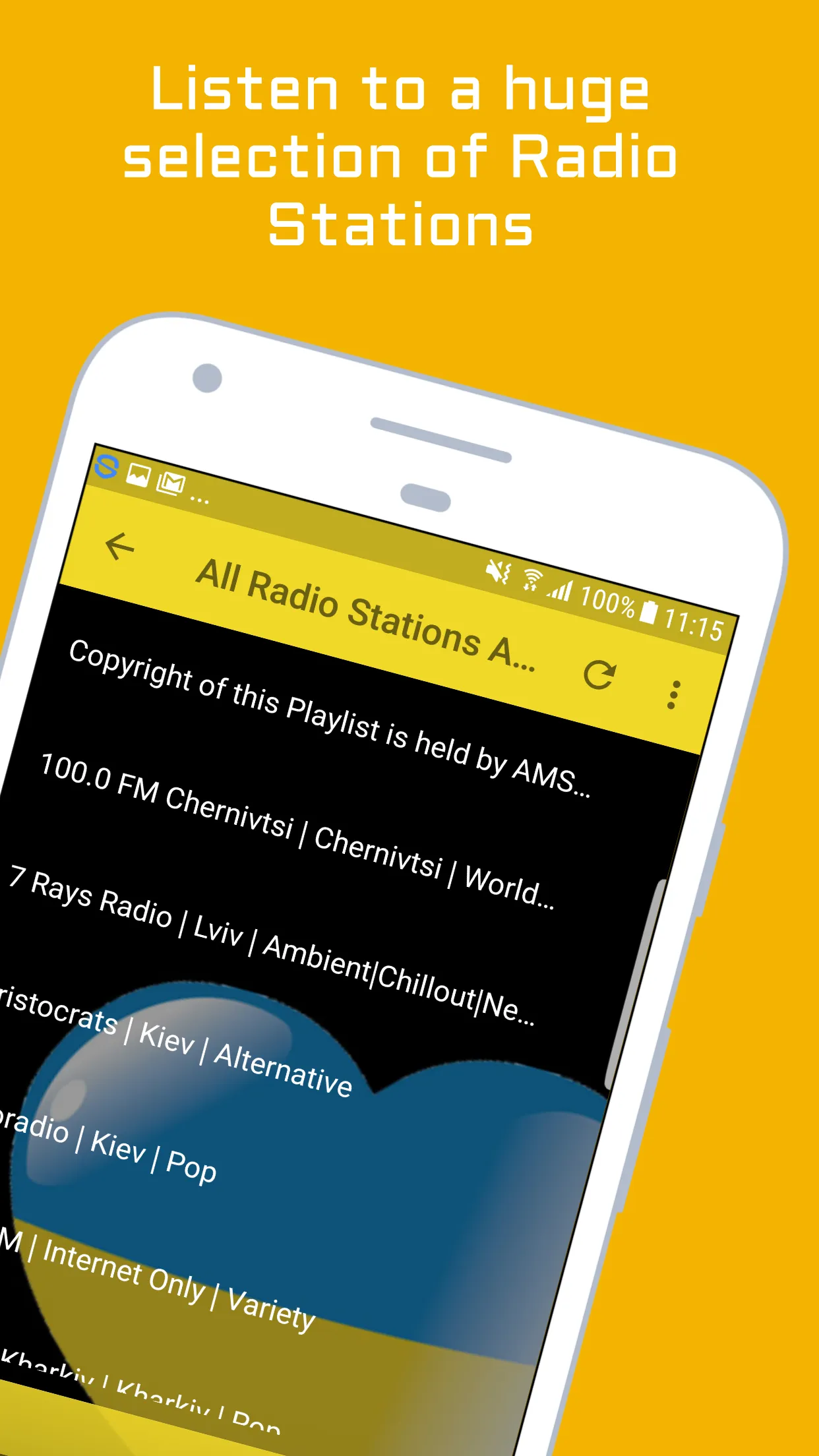 Ukrainian Radio Music & News | Indus Appstore | Screenshot