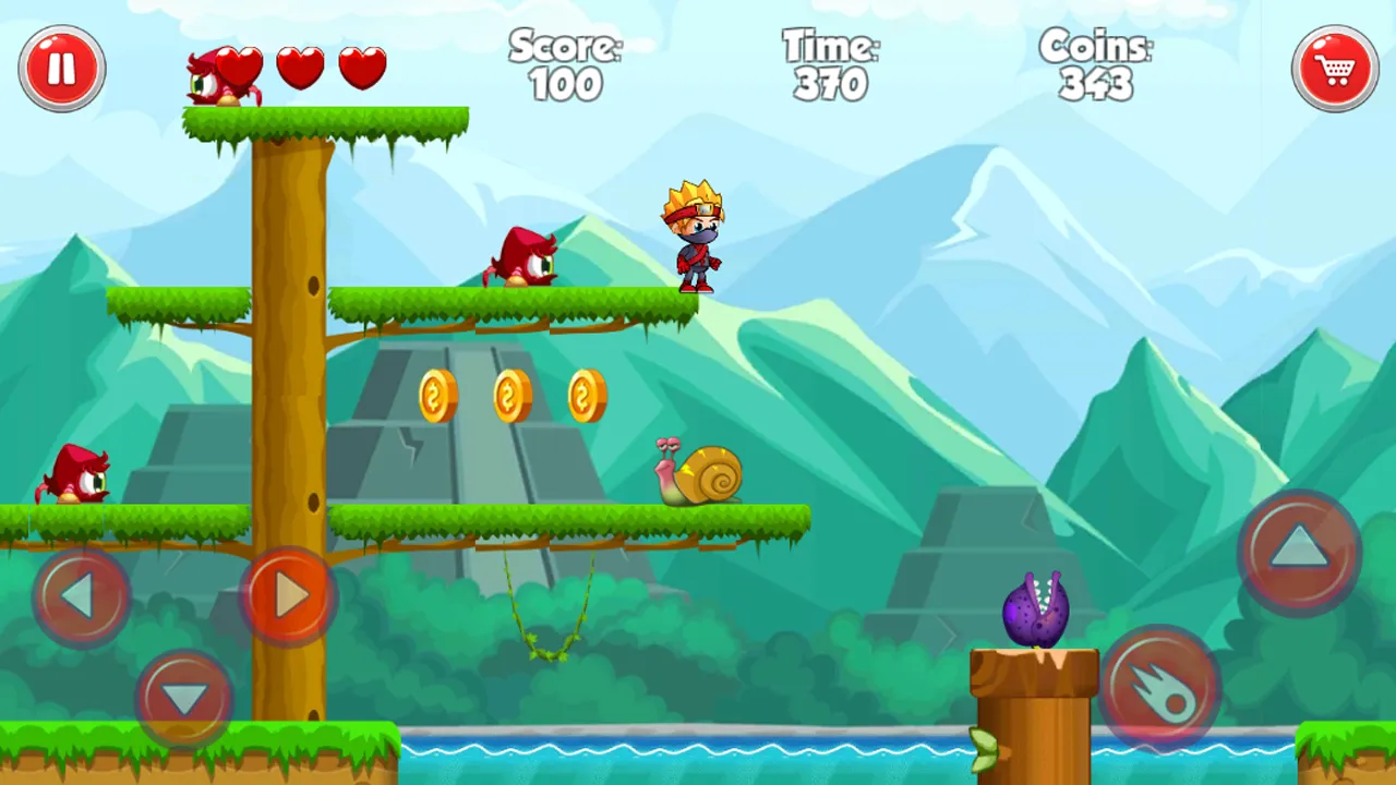 Hero Ninja Warrior Kids Advent | Indus Appstore | Screenshot