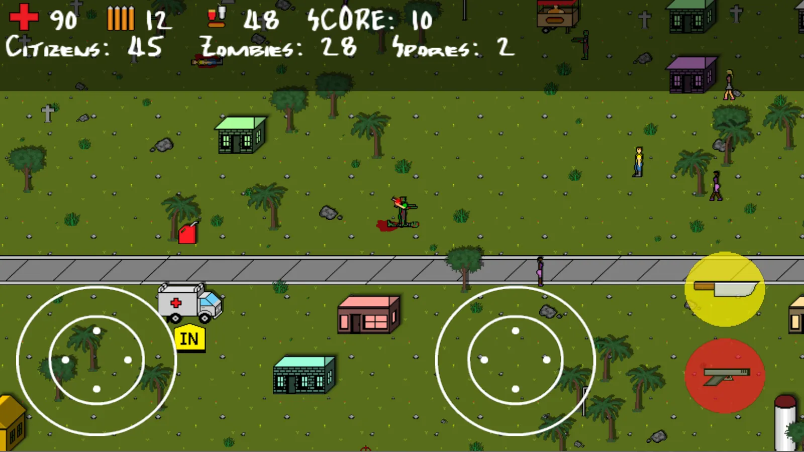 Zombie Outbreak | Indus Appstore | Screenshot