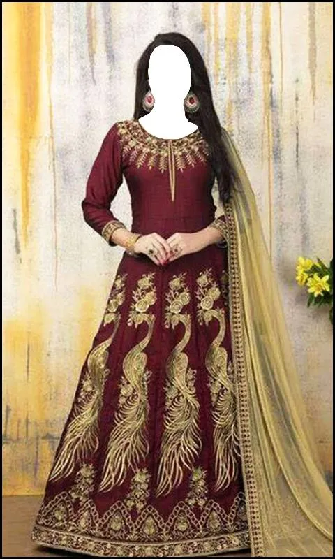 Women Anarkali Photo Suit | Indus Appstore | Screenshot