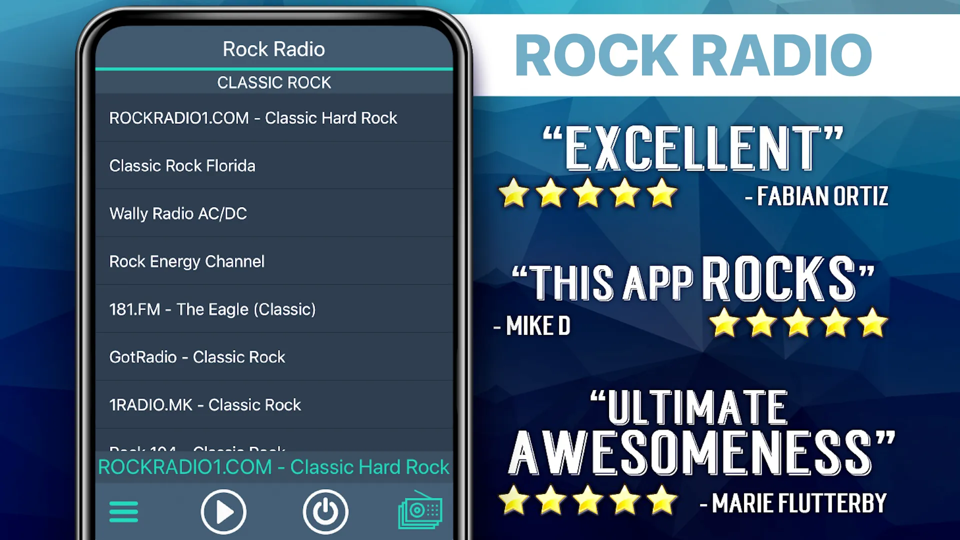 Rock Radio Favorites | Indus Appstore | Screenshot