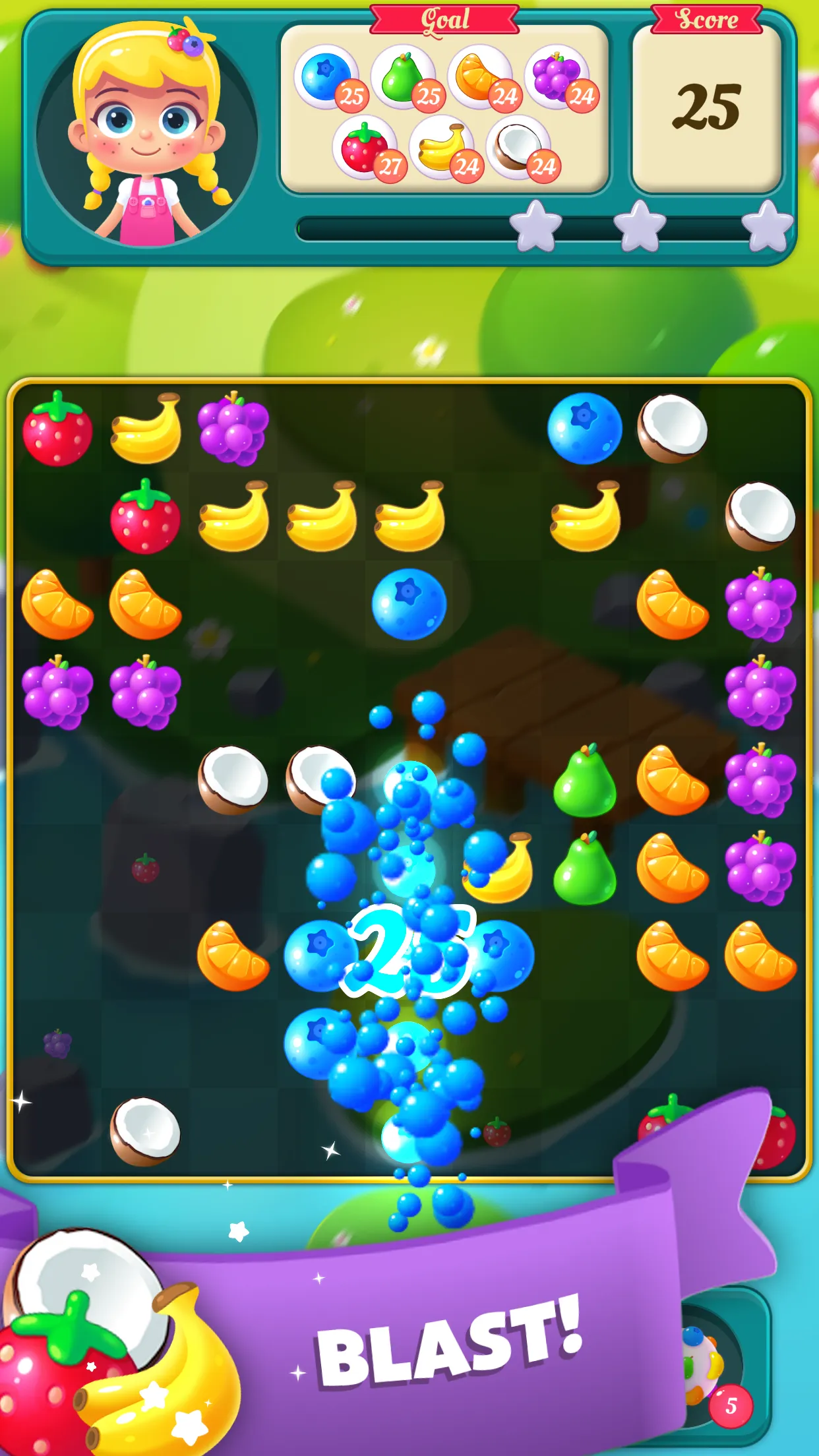 Fruit Lines - Match 5 Color | Indus Appstore | Screenshot