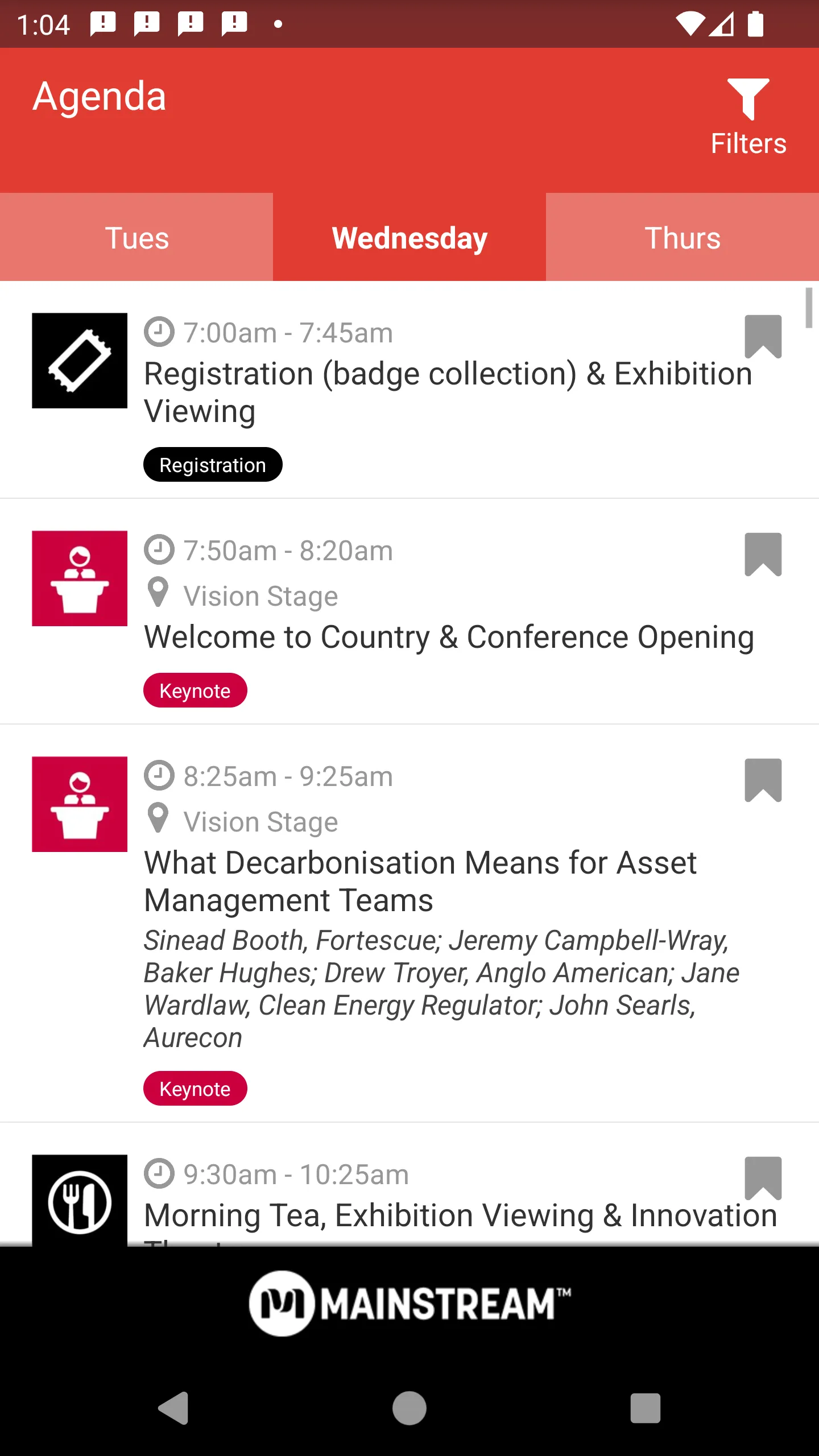 MAINSTREAM Conference | Indus Appstore | Screenshot