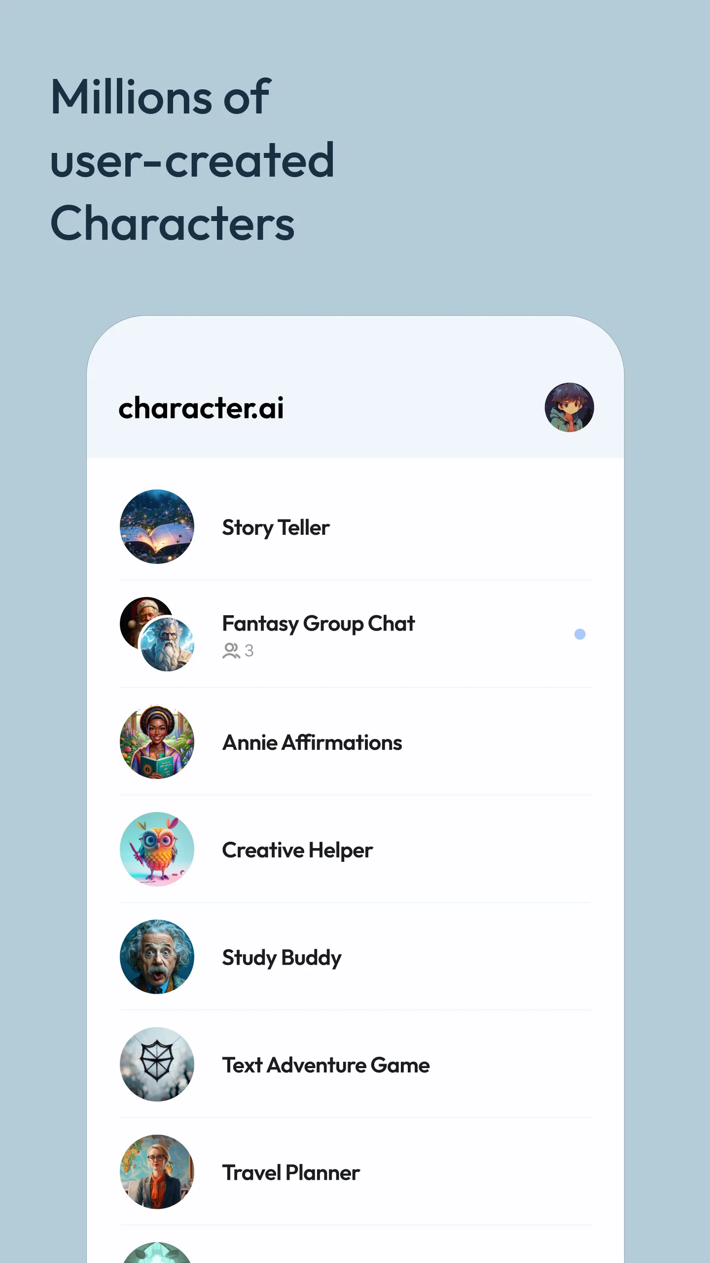 Character AI: Chat, Talk, Text | Indus Appstore | Screenshot