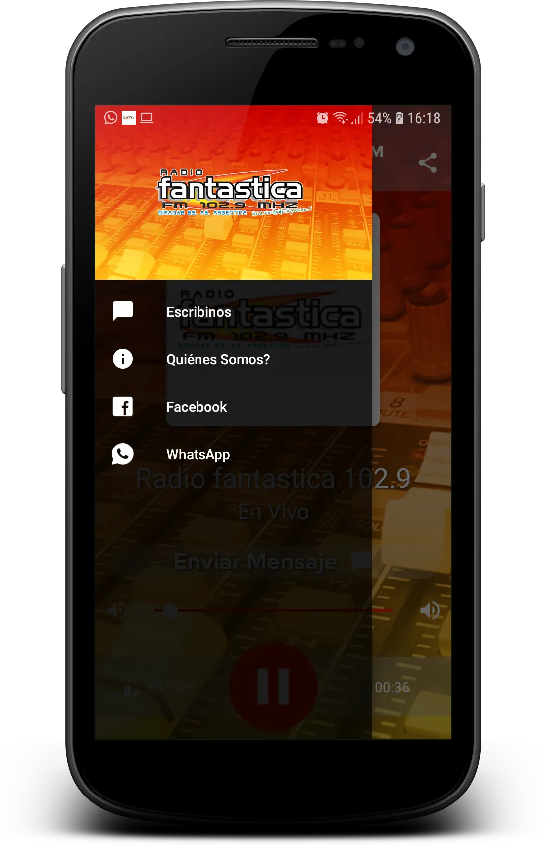 Radio fantastica fm 102.9 mhz | Indus Appstore | Screenshot