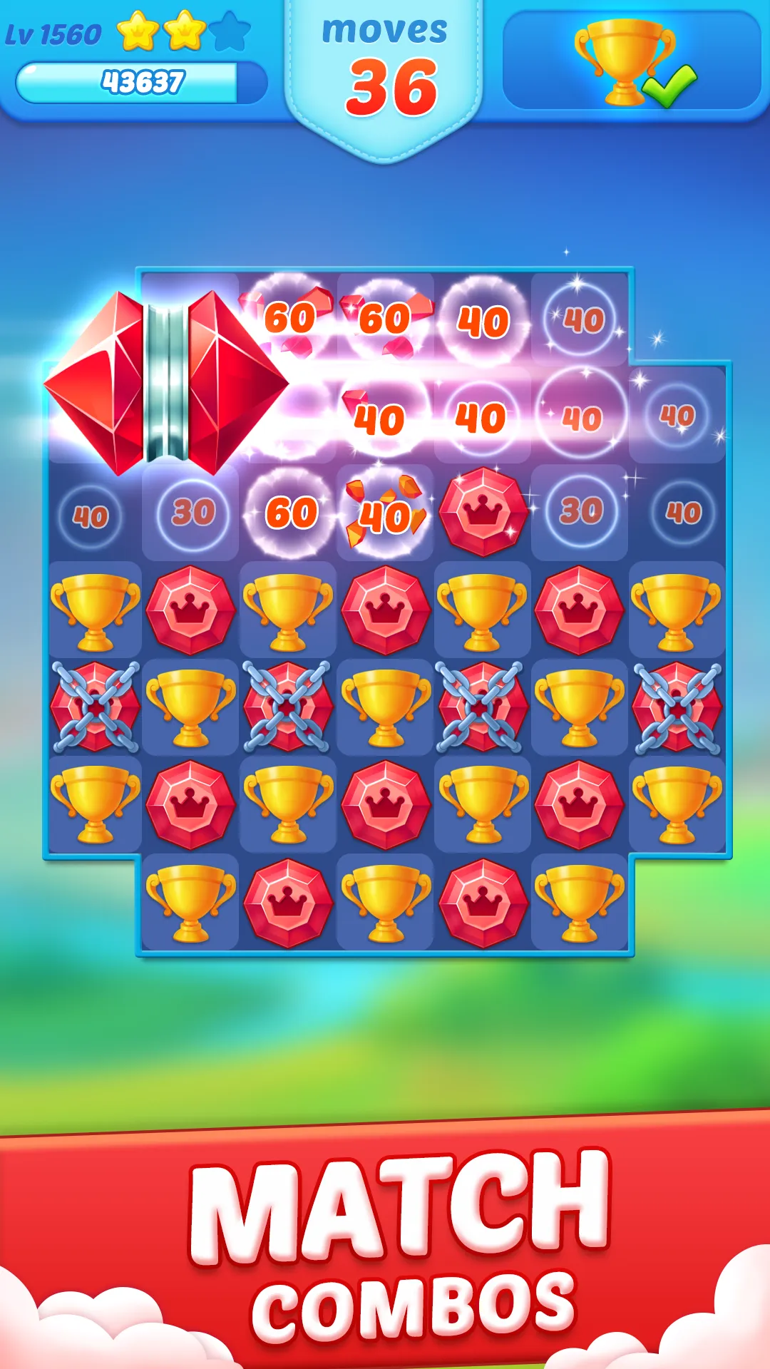 Jewel Crush™ - Match 3 Legend | Indus Appstore | Screenshot