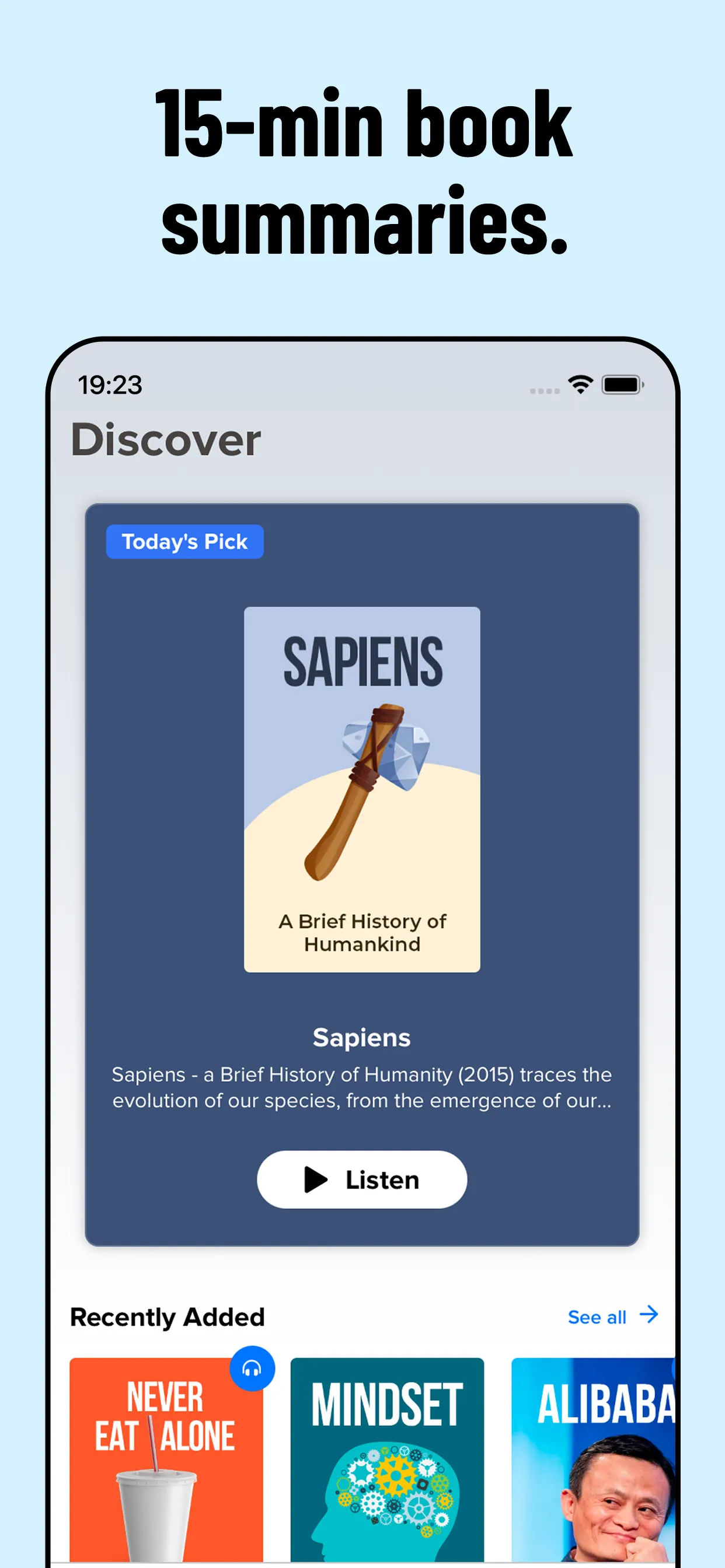 Fabula: Audiobook Summaries | Indus Appstore | Screenshot