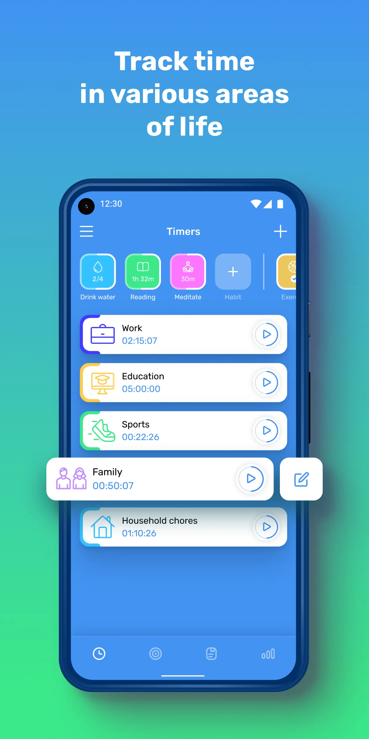 Worktime - time tracker, goals | Indus Appstore | Screenshot