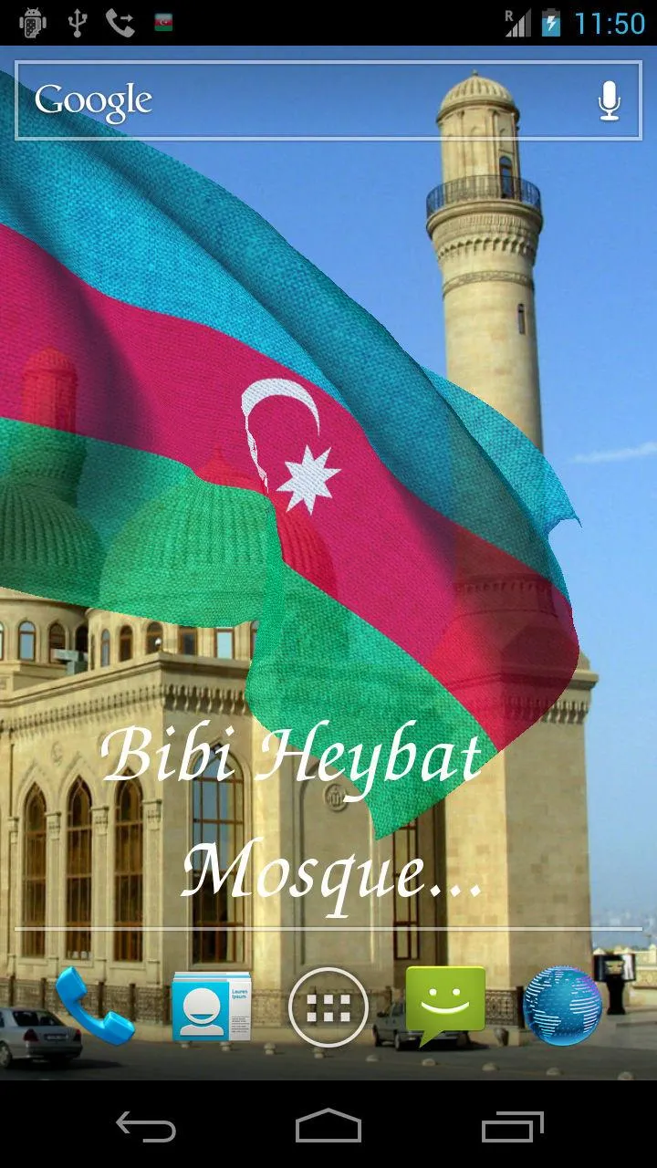 Azerbaijan Flag Live Wallpaper | Indus Appstore | Screenshot