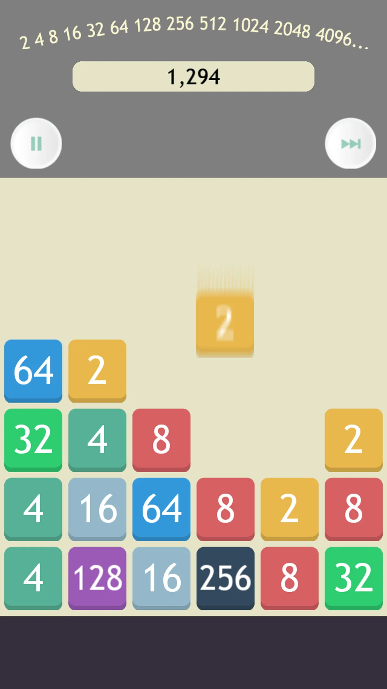 Pow2 -Make 2048 Puzzle | Indus Appstore | Screenshot