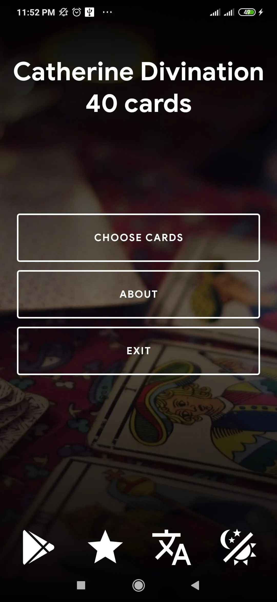 Foretelling - Three Cards | Indus Appstore | Screenshot