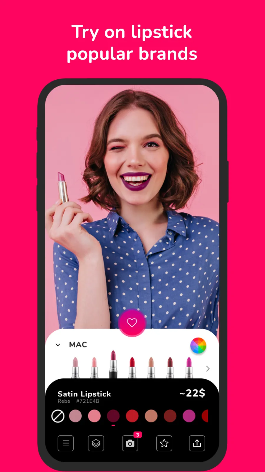 eLips-Perfect lipstick select | Indus Appstore | Screenshot