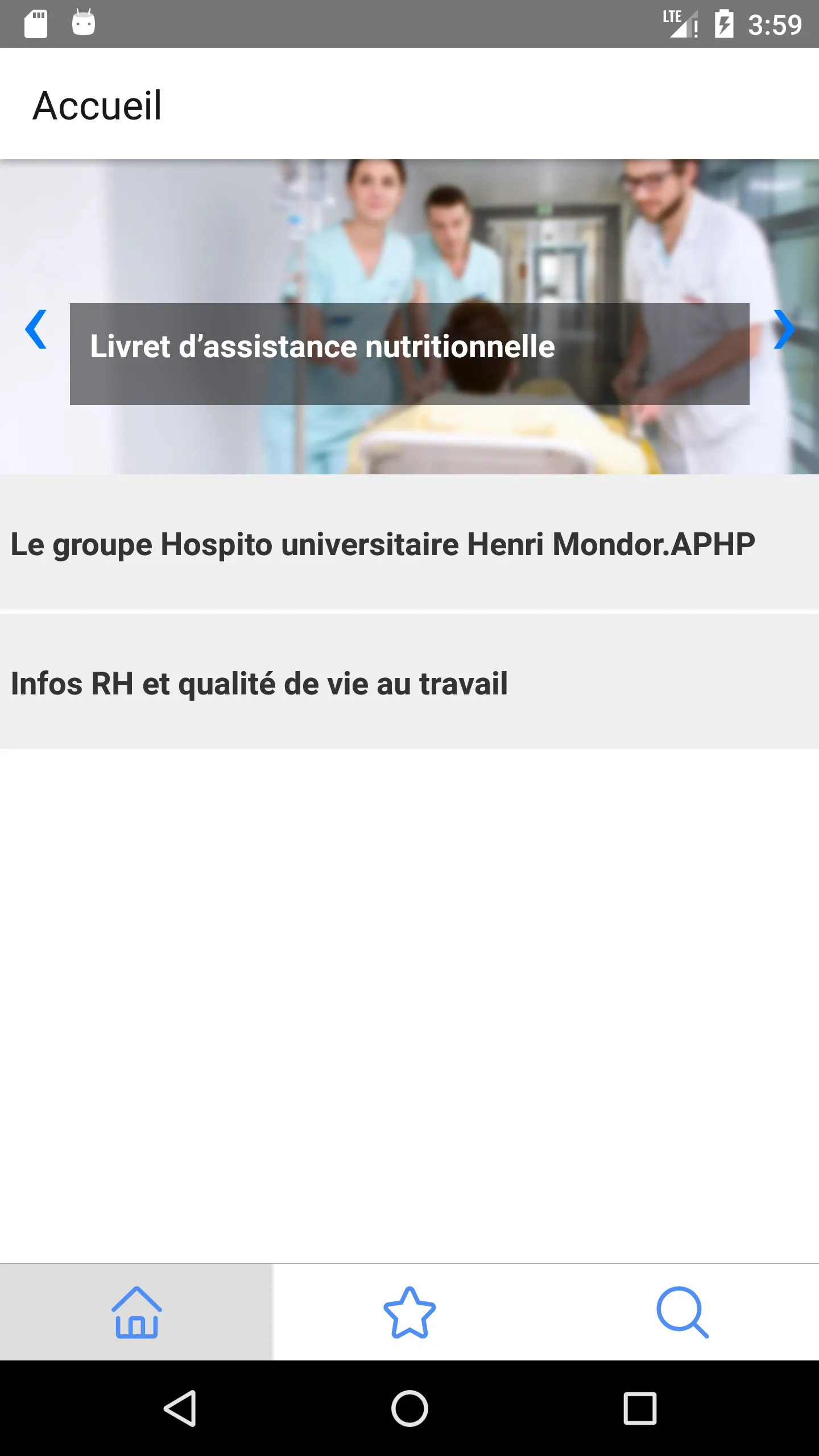 GHU Mondor Livret internes | Indus Appstore | Screenshot