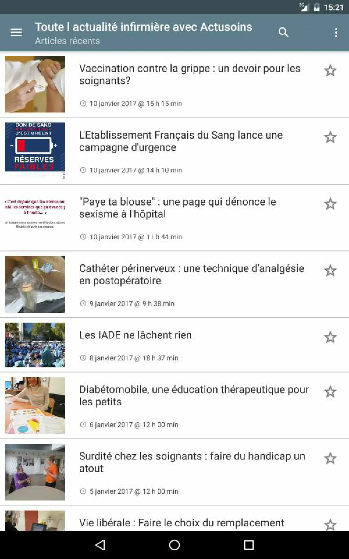 Actusoins actualité infirmière | Indus Appstore | Screenshot