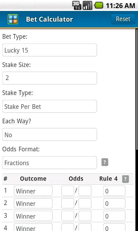 Bet Calculator | Indus Appstore | Screenshot