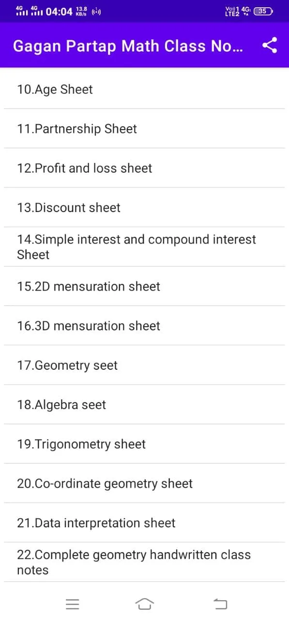 gagan pratap math class notes | Indus Appstore | Screenshot