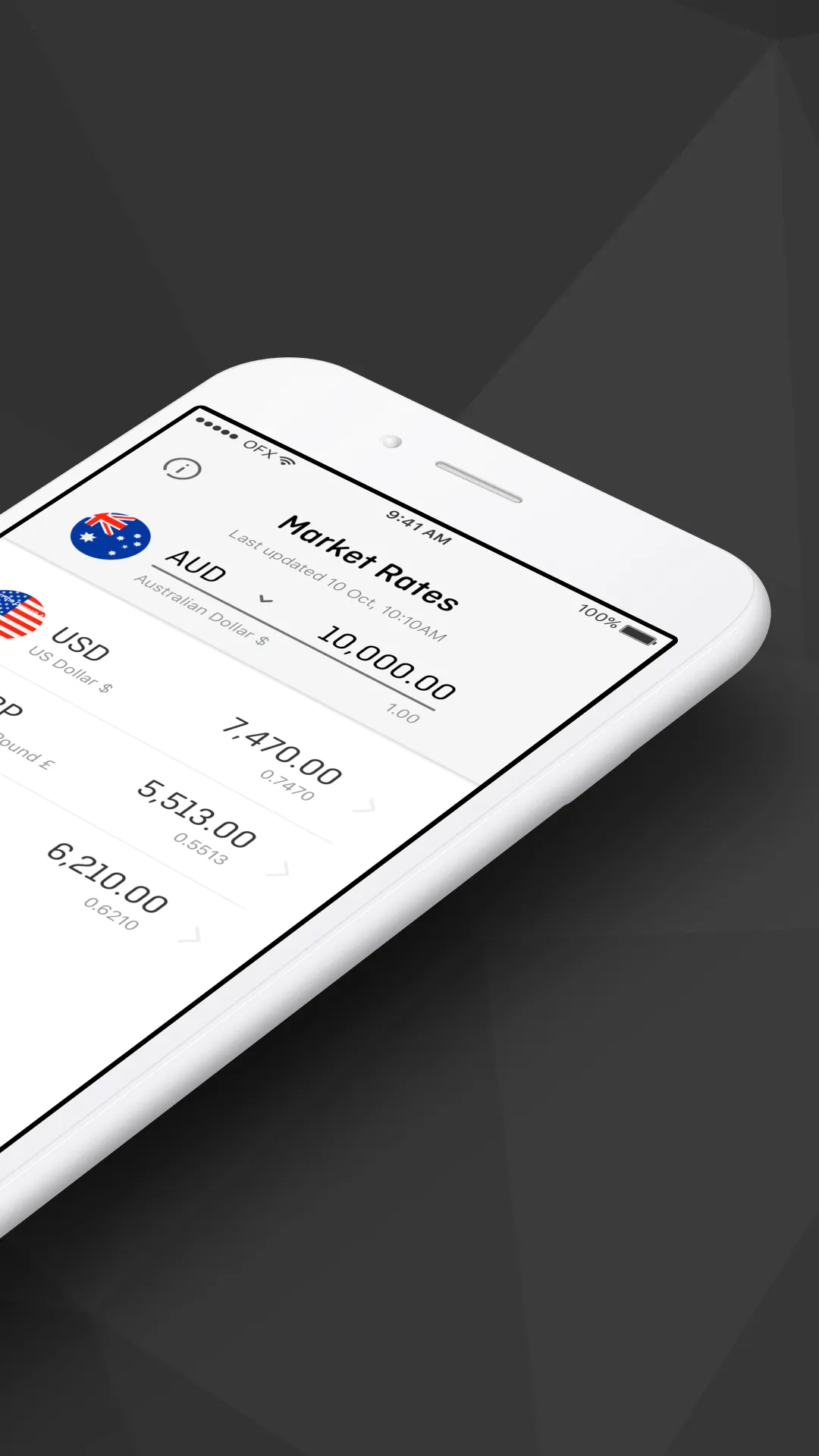 OFX Money Transfer | Indus Appstore | Screenshot