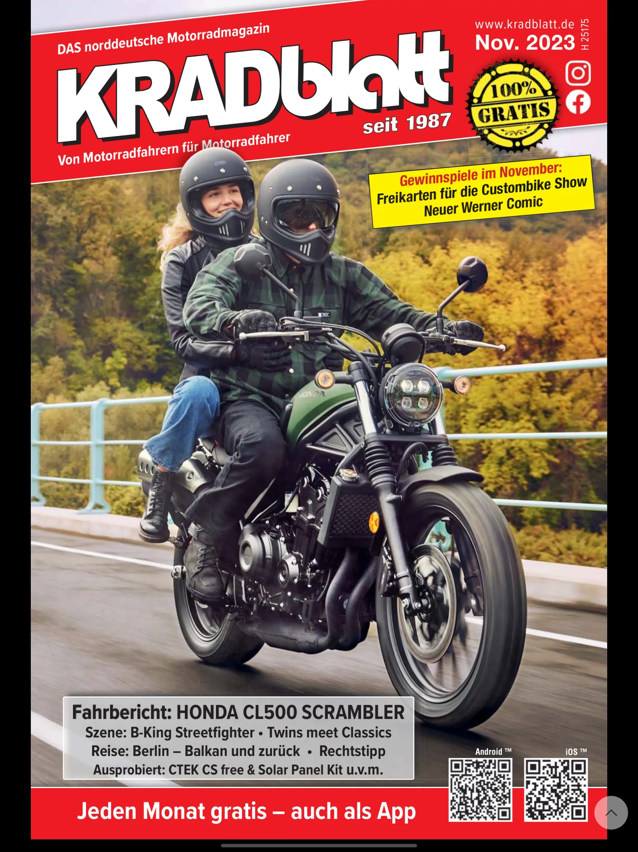 KRADblatt Motorradmagazin | Indus Appstore | Screenshot