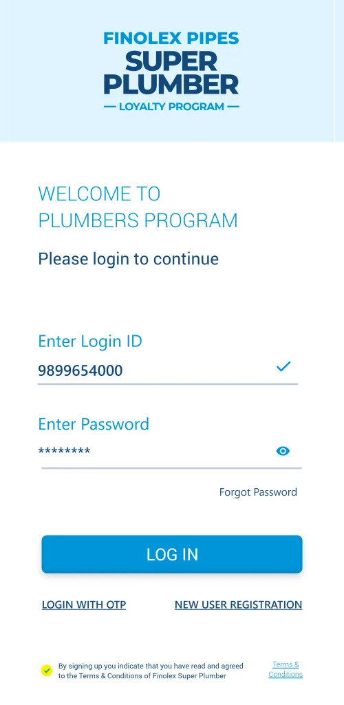 Finolex Pipes Plumber Loyalty | Indus Appstore | Screenshot