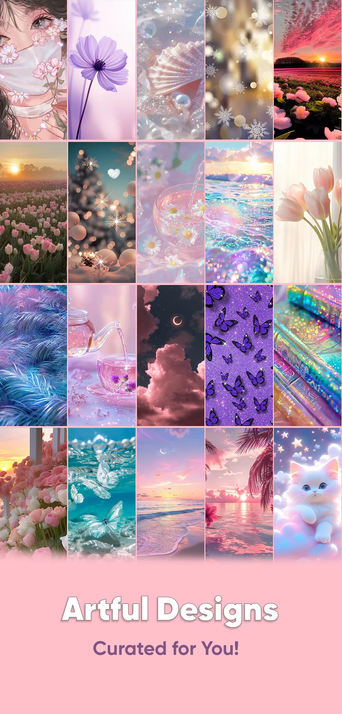 Aesthetic Wallpaper for Girls | Indus Appstore | Screenshot