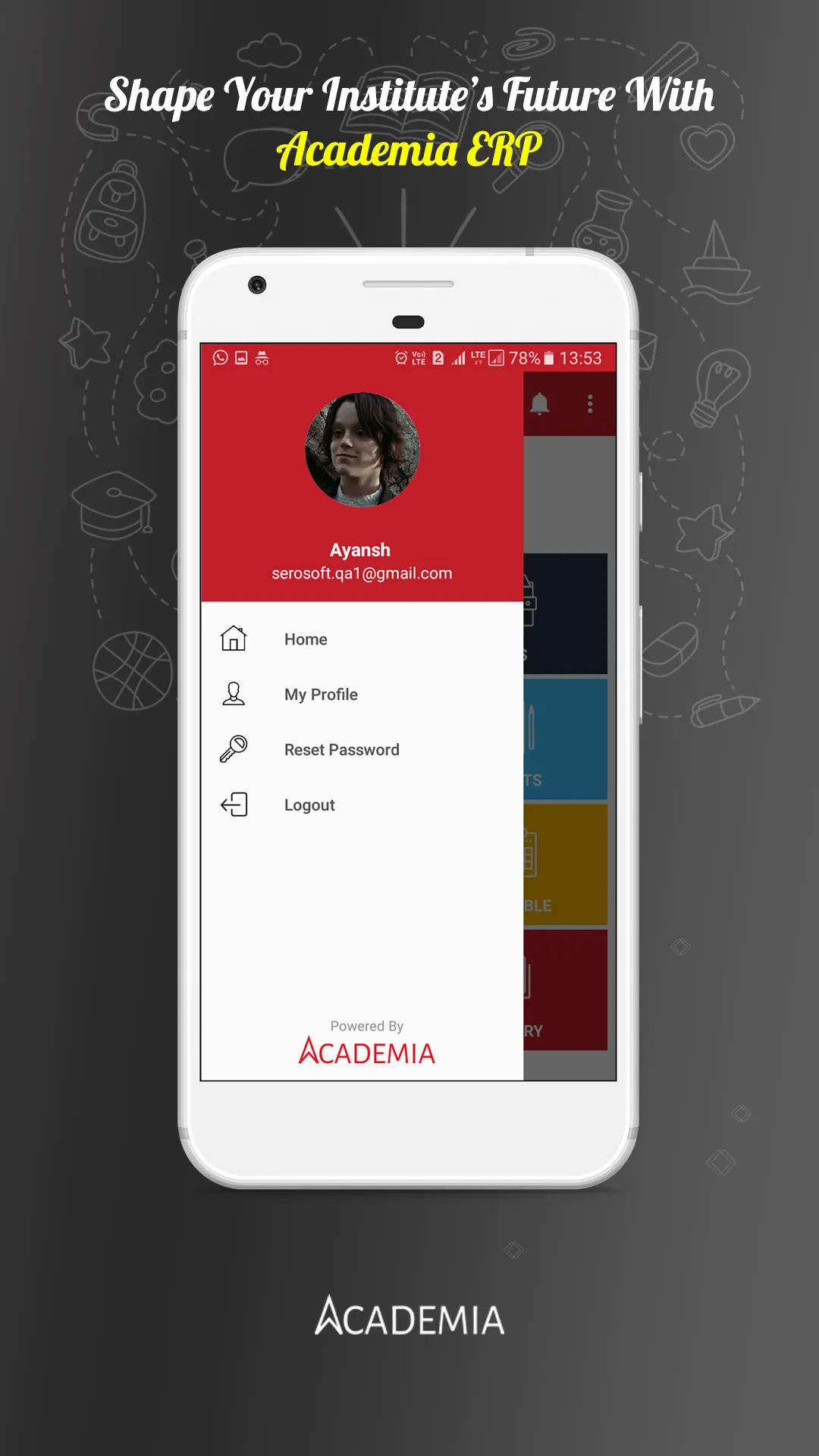 Academia @ AU | Indus Appstore | Screenshot