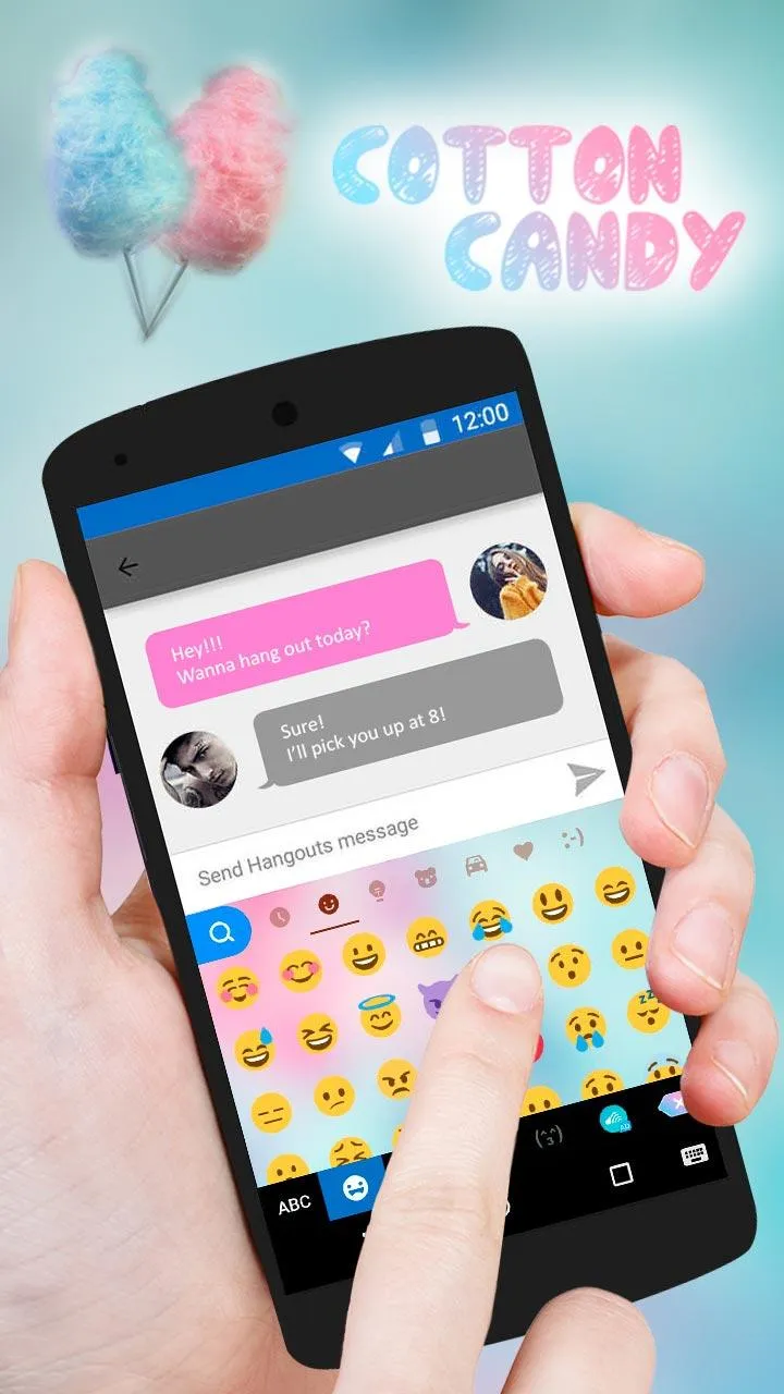CottonCandy Keyboard Backgroun | Indus Appstore | Screenshot