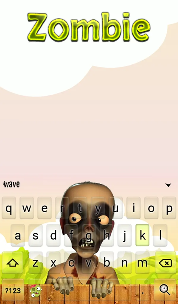 Zombie Keyboard & Wallpaper | Indus Appstore | Screenshot