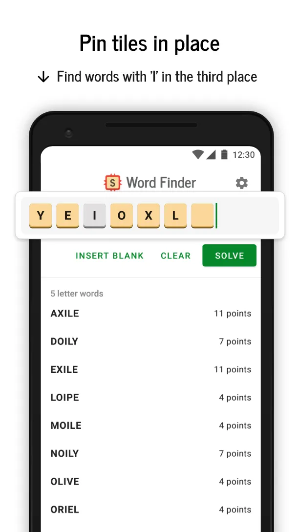 Word Finder for SCRABBLE: Chea | Indus Appstore | Screenshot