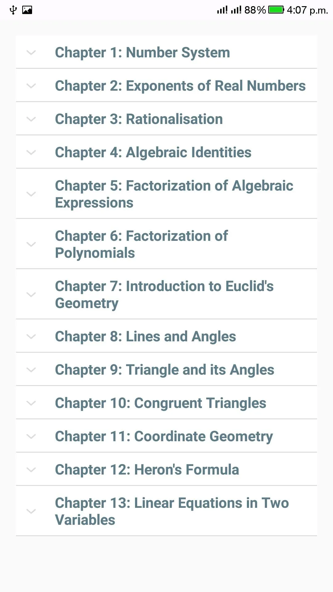 Class 9 Maths Solutions - RD S | Indus Appstore | Screenshot