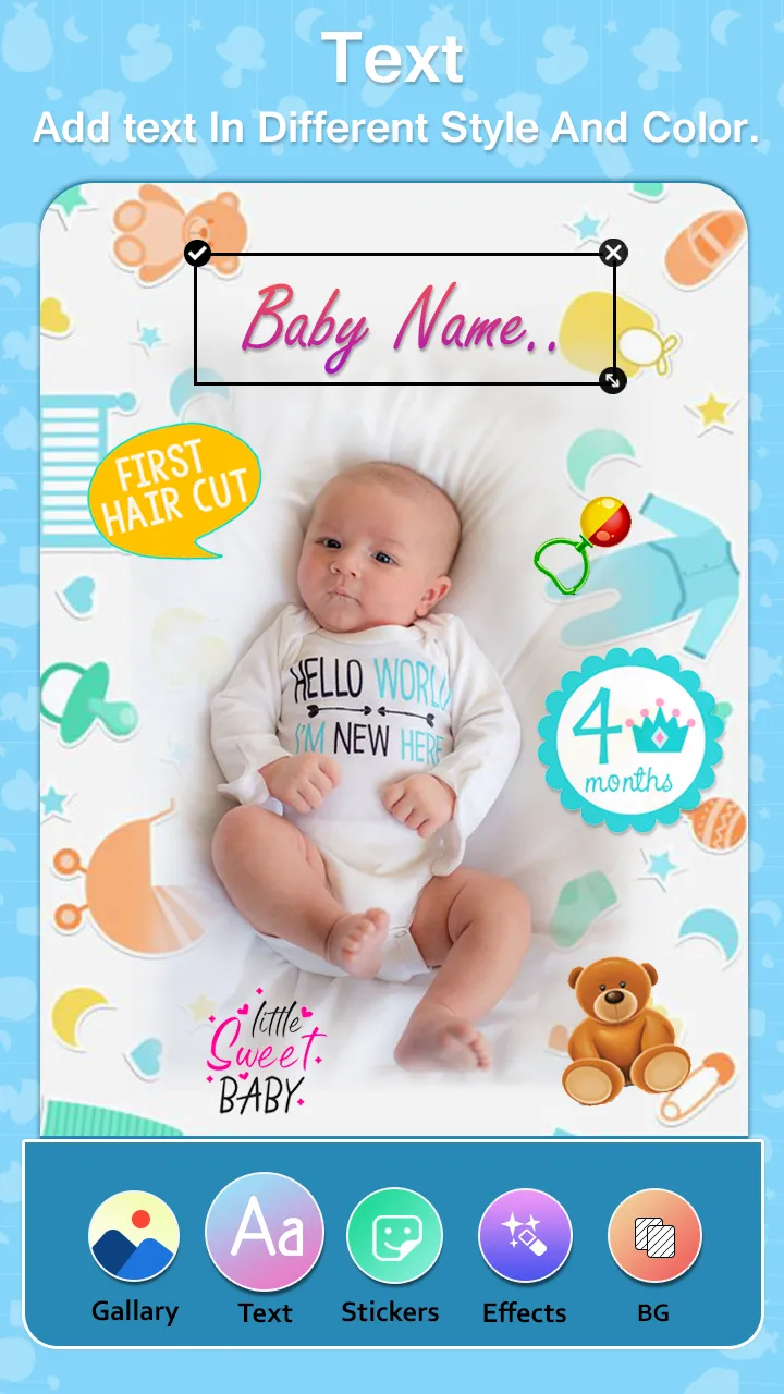 Baby Photo Editor photo frames | Indus Appstore | Screenshot