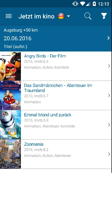 AbInsKino: Kinoprogramm | Indus Appstore | Screenshot