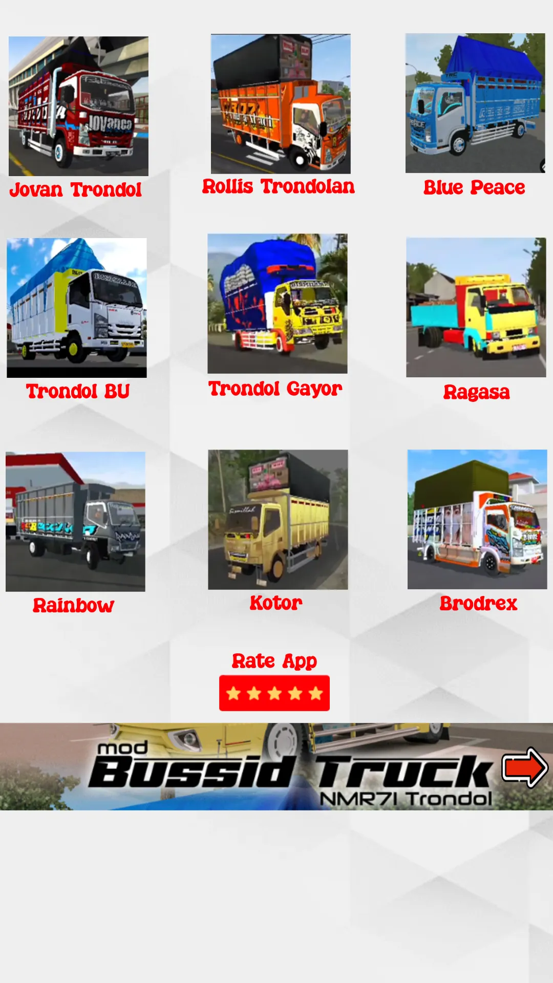 Mod Bussid Truk Nmr71 Trondol | Indus Appstore | Screenshot