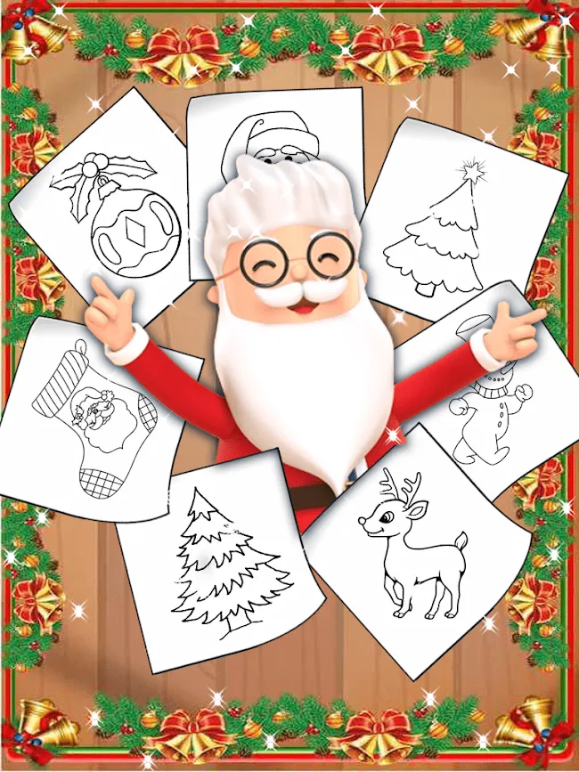 Christmas Coloring Pages | Indus Appstore | Screenshot