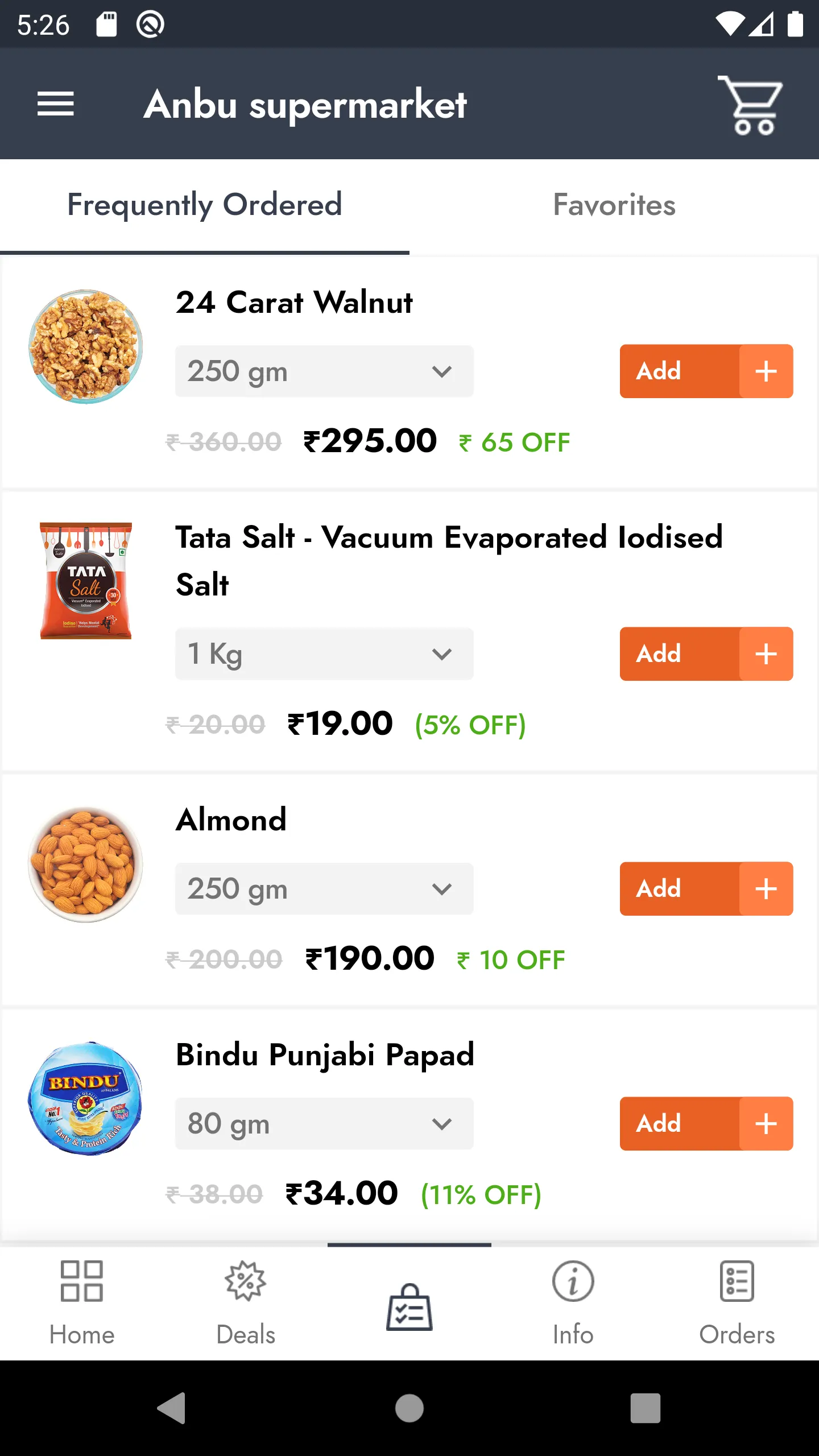 Anbu Supermarket | Indus Appstore | Screenshot