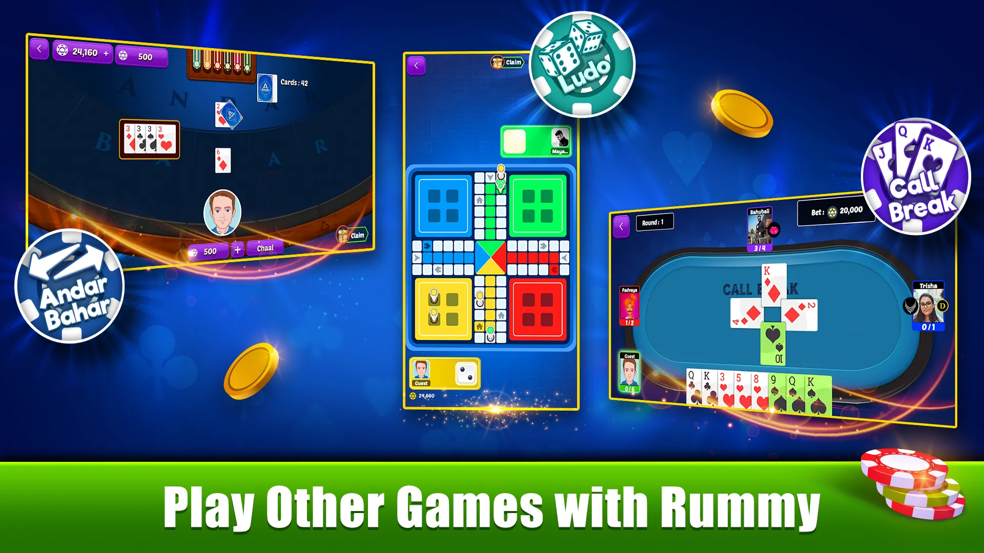 Indian Rummy - Ludo, Callbreak | Indus Appstore | Screenshot