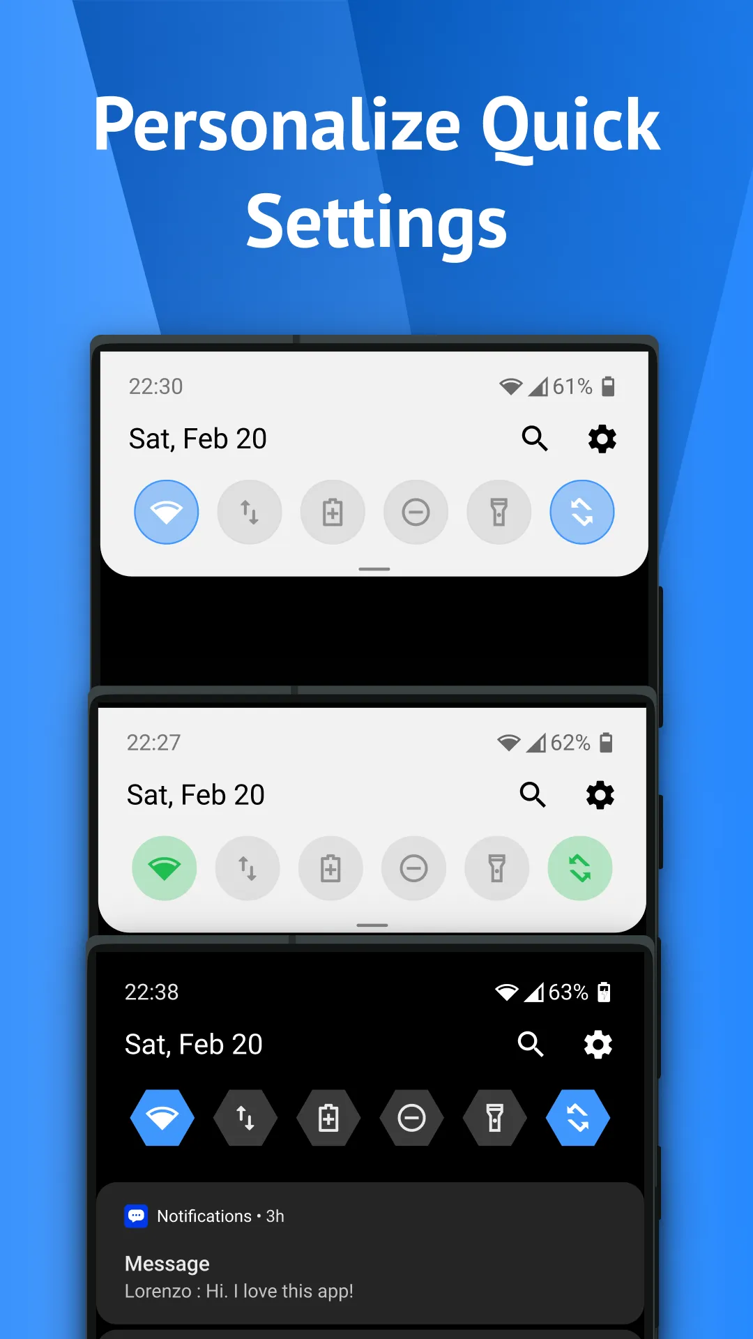 One Shade: Custom Notification | Indus Appstore | Screenshot