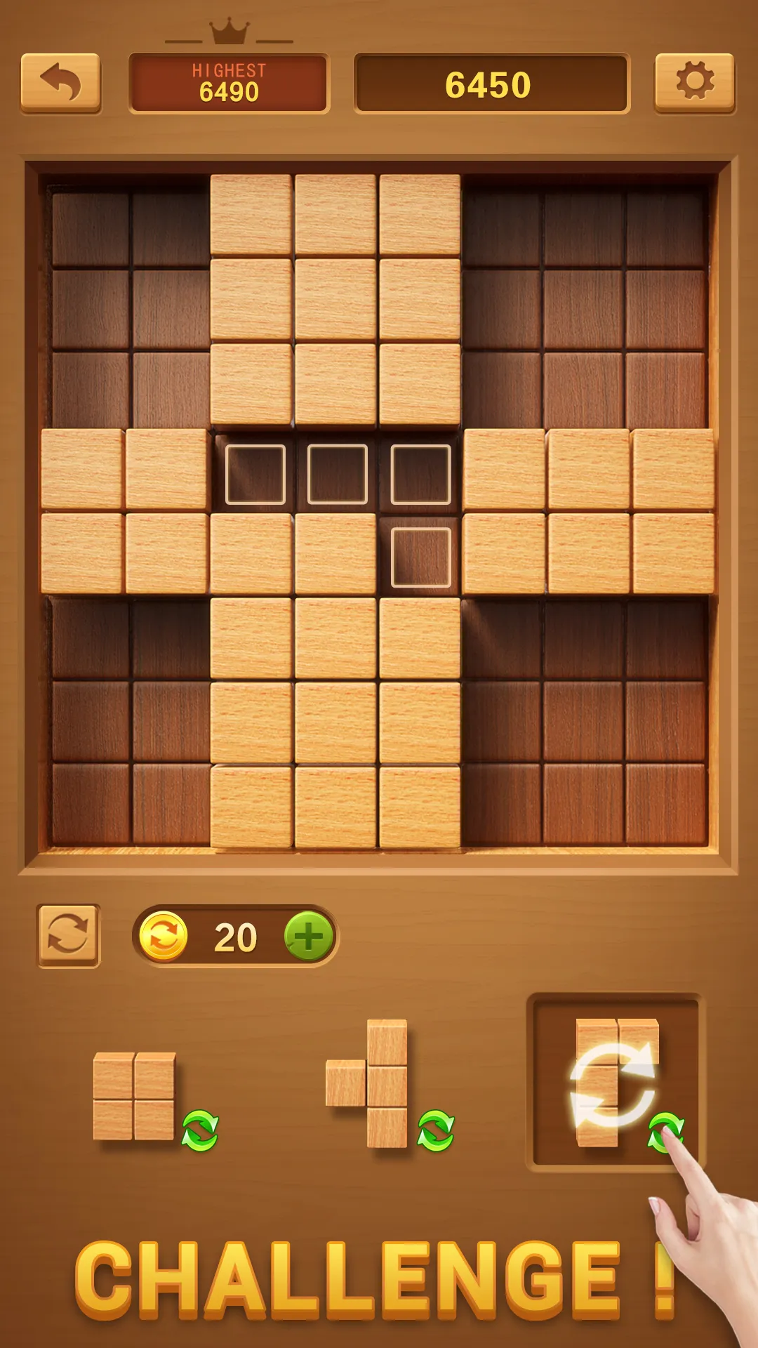 Wood Block Puzzle | Indus Appstore | Screenshot