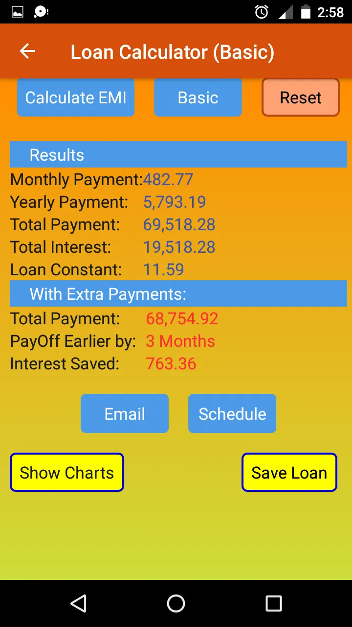 Loan EMI Calculator | Indus Appstore | Screenshot