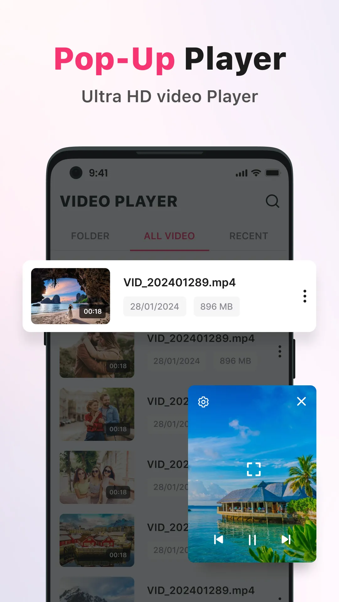 Video Player: All Format | Indus Appstore | Screenshot