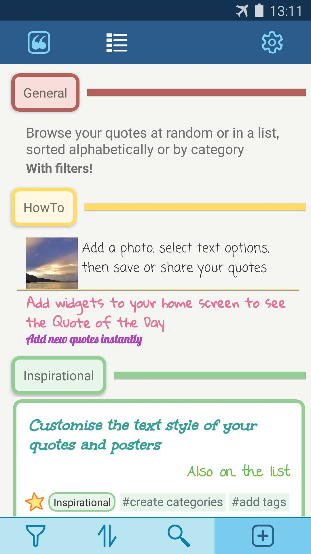 Quotepad - Quote keeper | Indus Appstore | Screenshot