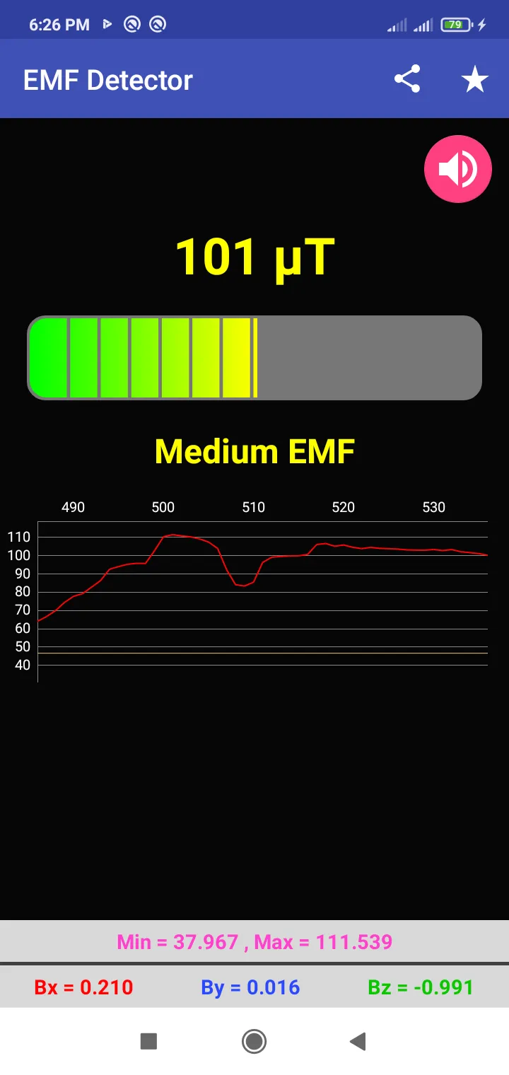 EMF Detector | Indus Appstore | Screenshot