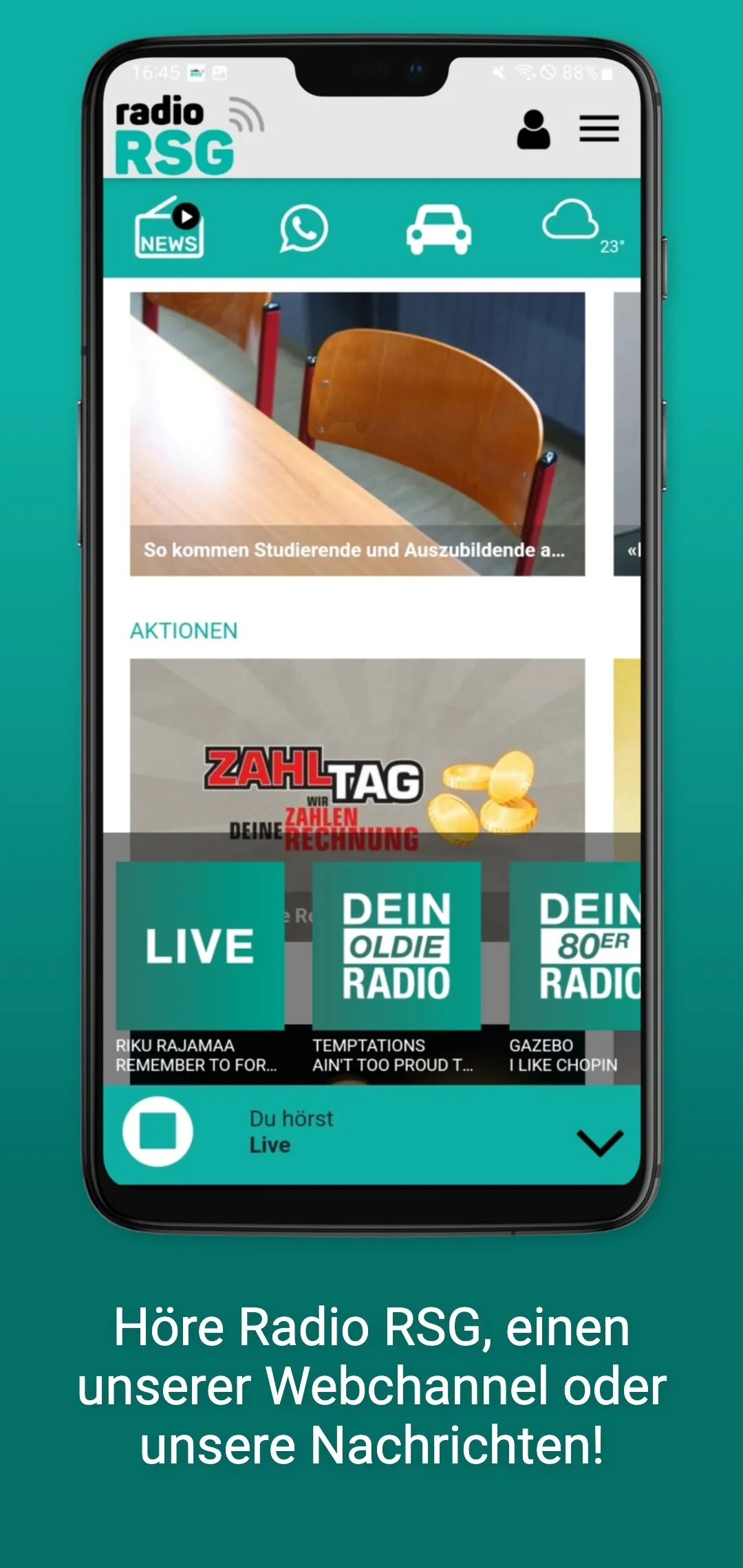 Radio RSG | Indus Appstore | Screenshot