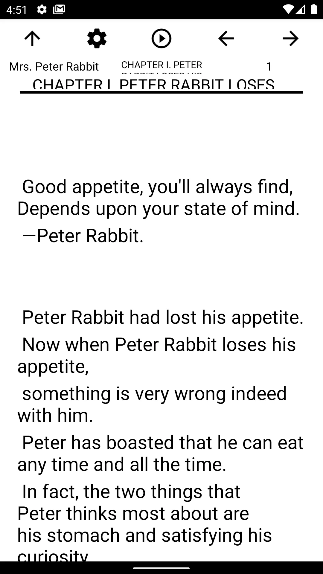 Book, Mrs. Peter Rabbit | Indus Appstore | Screenshot