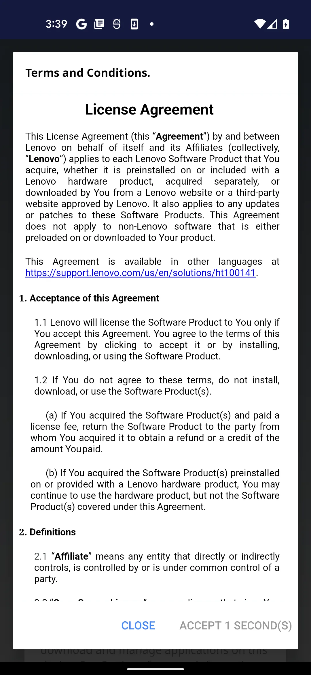 Lenovo Universal Device Client | Indus Appstore | Screenshot