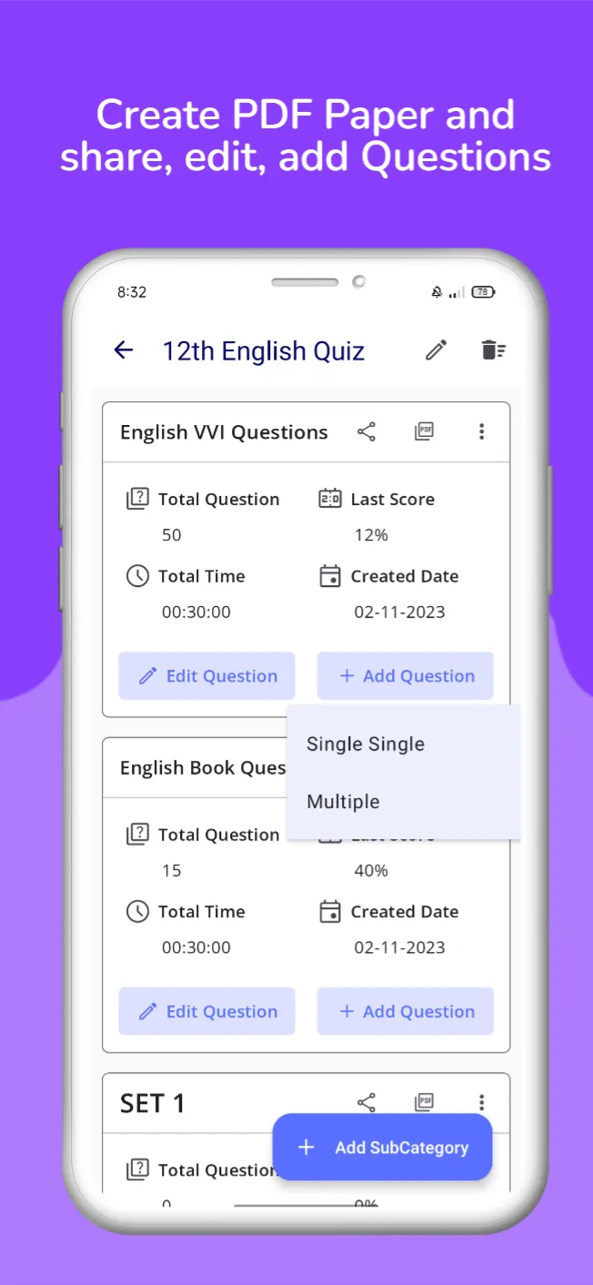 Test Maker- quiz maker creator | Indus Appstore | Screenshot