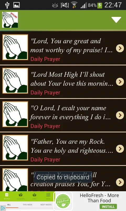 Daily Christian Prayers | Indus Appstore | Screenshot