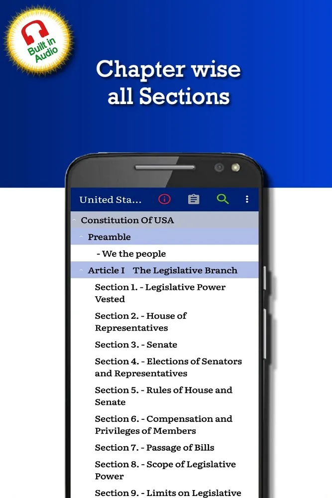 United States Constitution | Indus Appstore | Screenshot